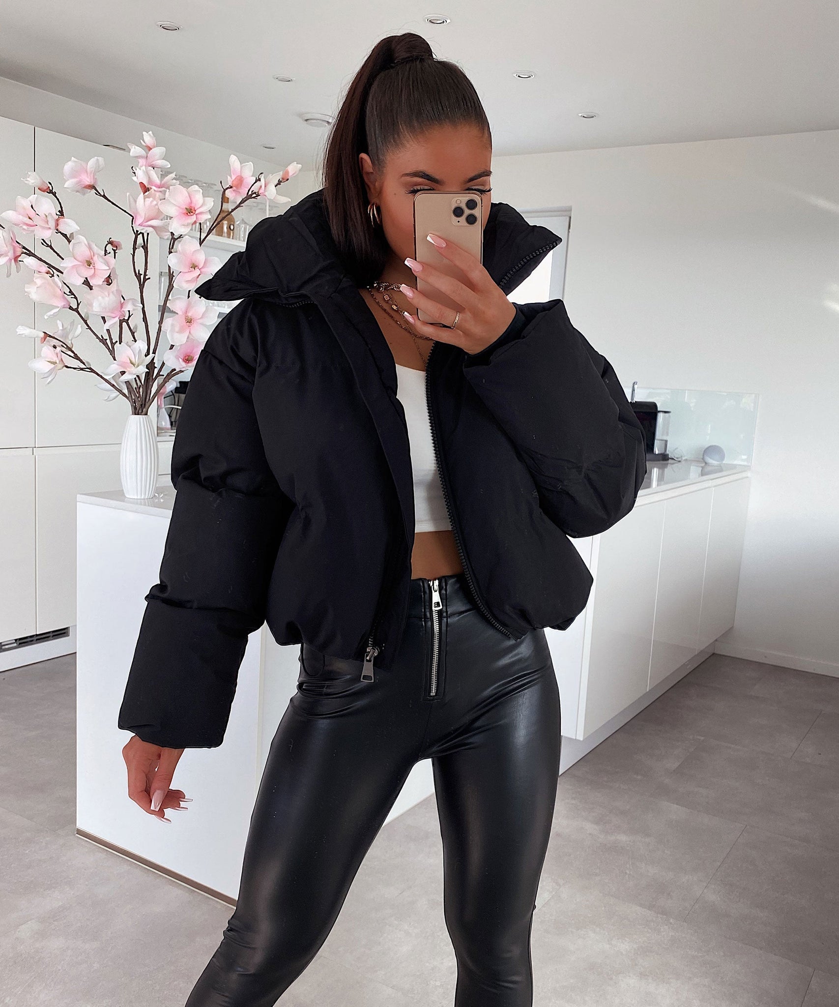 Winterjacke Iris Schwarz