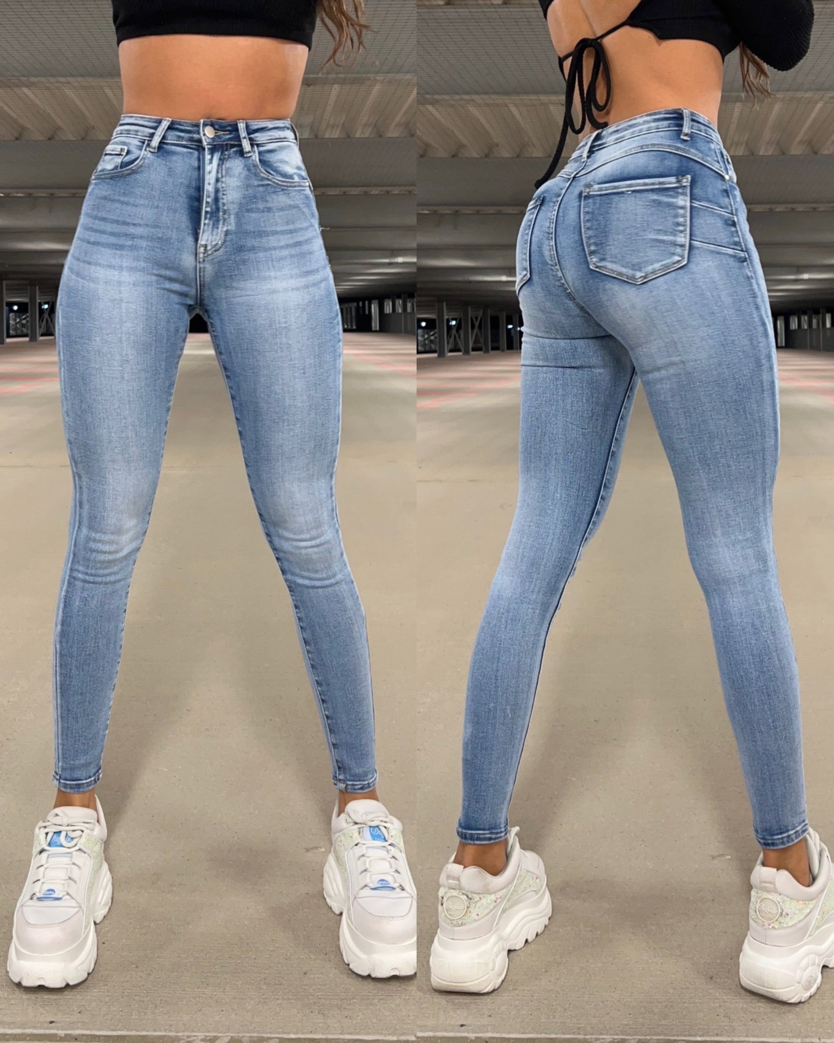 Skinny Jeans Livia Blau